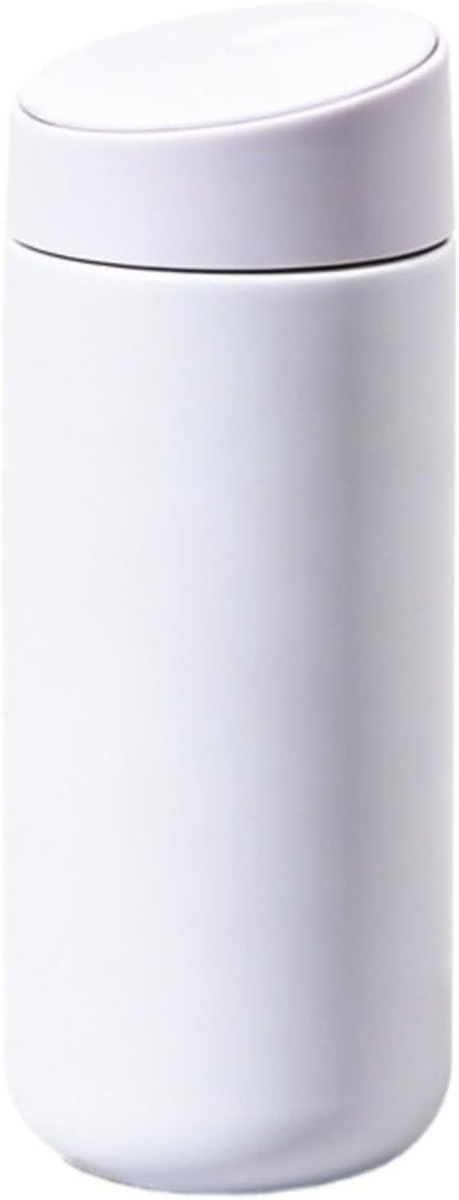 Minimalist Insulated Tumbler for Calm Daily Rituals, 16oz Double Wall Slide Lid Coffee Cup for Home Office Travel (Dark Gray)