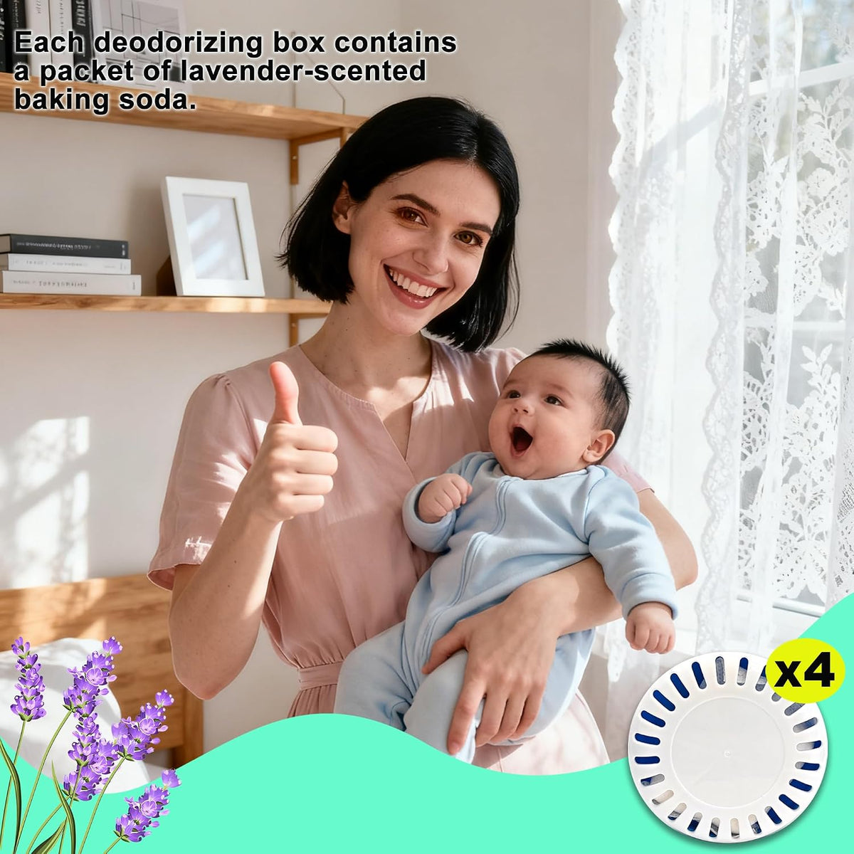 4-Pack Odor Eliminator Cartridge for Munchkin Step Diaper Pail