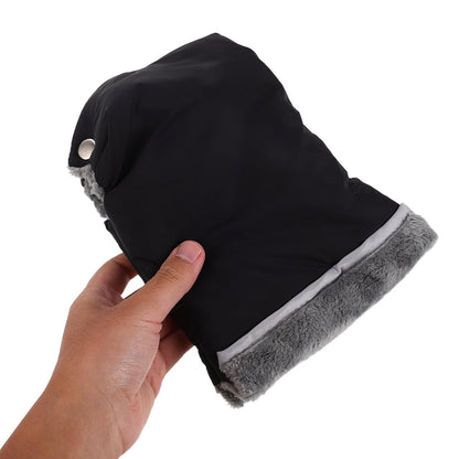 Waterproof Stroller Gloves with Universal Fit Design and Comfortable Grip, Velvet and Nylon Material Hand Muffs for Cold Weather, for Winter Walks with Pushchair or Stroller