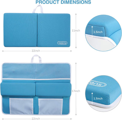 Bath Kneeler and Elbow Rest Pad Set, 1.5 Inch Thick Memory Foam Mat
