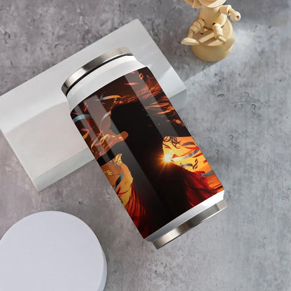 Dance Music Tumblers Stainless Steel Insulated Tumbler Cola Can Vintage Travel Coffee Tumbler Aesthetic Retro Coffee Mug Travel Cup Keeps Drinks Cold & Hot for Outdoor 300ml