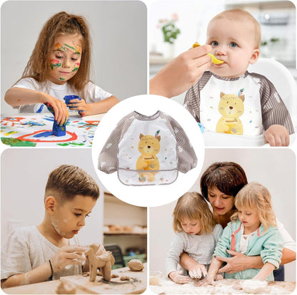 9PCS Silicone Feeding Set for Baby Led Weaning - Non Toxic Food Grade Suction Plates & Bowls, Soft Silicone Bibs with Pocket, Self Feeding Spoons & Utensils for 6-36 Months Infants Toddlers, Dishwashe