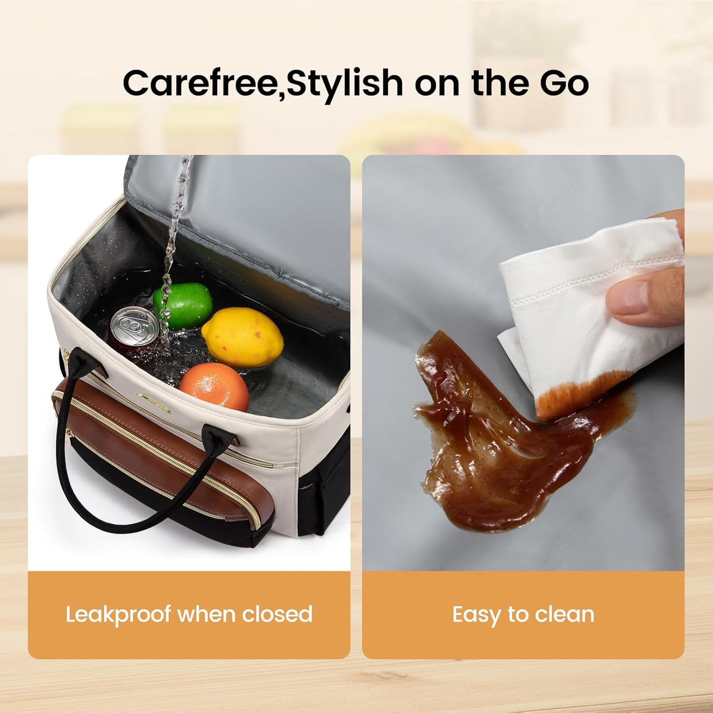 Insulated Lunch Box for Women,Large Adult Lunch Cooler Bag Women | Wide Opening Leakproof Cooler Bag with Cup Holder,Lunch Teacher Tote Bag for Work,Picnic,Beach,Family,College,Gift,13L - Colors A
