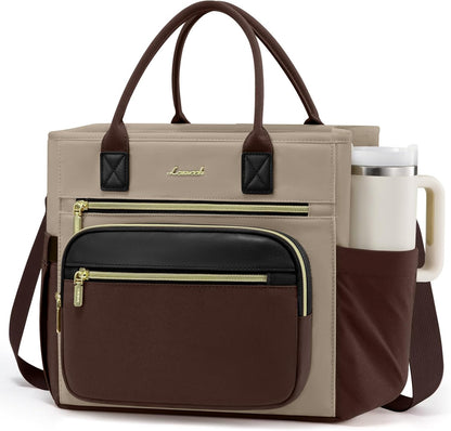 Insulated Lunch Box for Women,Large Adult Lunch Cooler Bag Women | Wide Opening Leakproof Cooler Bag with Cup Holder,Lunch Teacher Tote Bag for Work,Picnic,Beach,Family,College,Gift,13L - Colors A