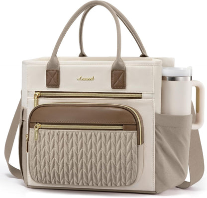 Insulated Lunch Box for Women,Large Adult Lunch Cooler Bag Women | Wide Opening Leakproof Cooler Bag with Cup Holder,Lunch Teacher Tote Bag for Work,Picnic,Beach,Family,College,Gift,13L - Colors A