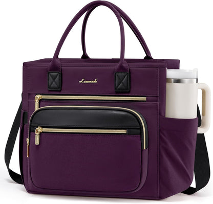 Insulated Lunch Box for Women,Large Adult Lunch Cooler Bag Women | Wide Opening Leakproof Cooler Bag with Cup Holder,Lunch Teacher Tote Bag for Work,Picnic,Beach,Family,College,Gift,13L - Colors A