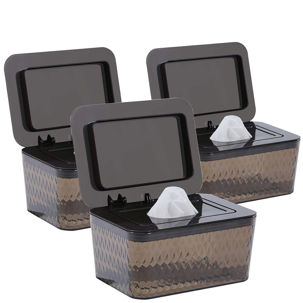 Wipes Dispenser Seal-Designed Wipe Dispenser Holder Wipes Case Box for Bathroom Keep Wipes Fresh, Dust-Proof & Non-Slip