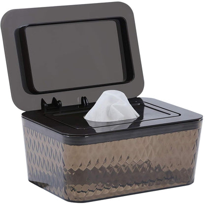 Wipes Dispenser Seal-Designed Wipe Dispenser Holder Wipes Case Box for Bathroom Keep Wipes Fresh, Dust-Proof & Non-Slip