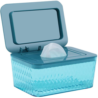 Wipes Dispenser Seal-Designed Wipe Dispenser Holder Wipes Case Box for Bathroom Keep Wipes Fresh, Dust-Proof & Non-Slip