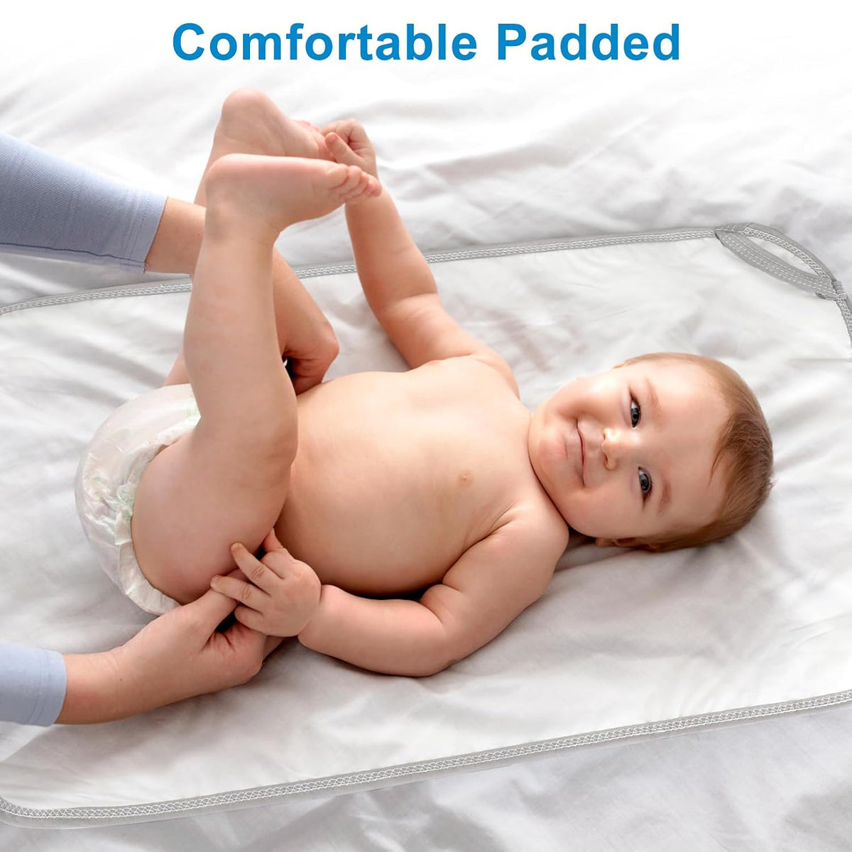 Portable Diaper Changing Pad, Foldable Waterproof Baby Changing Mat for Diaper Bag, Compact, Lightweight, Baby Changing Mat for Travel
