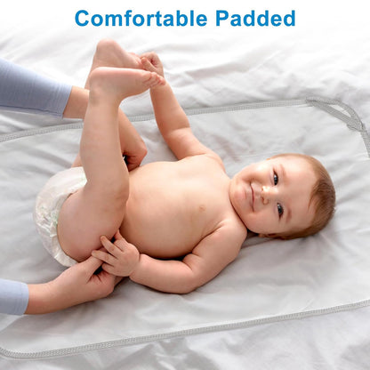 Portable Diaper Changing Pad, Foldable Waterproof Baby Changing Mat for Diaper Bag, Compact, Lightweight, Baby Changing Mat for Travel