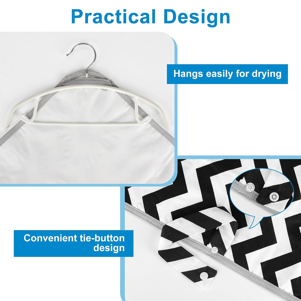Portable Diaper Changing Pad, Foldable Waterproof Baby Changing Mat for Diaper Bag, Compact, Lightweight, Baby Changing Mat for Travel