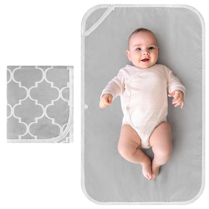 Portable Diaper Changing Pad, Foldable Waterproof Baby Changing Mat for Diaper Bag, Compact, Lightweight, Baby Changing Mat for Travel