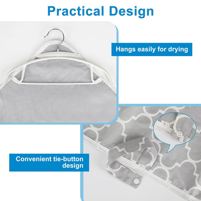 Portable Diaper Changing Pad, Foldable Waterproof Baby Changing Mat for Diaper Bag, Compact, Lightweight, Baby Changing Mat for Travel