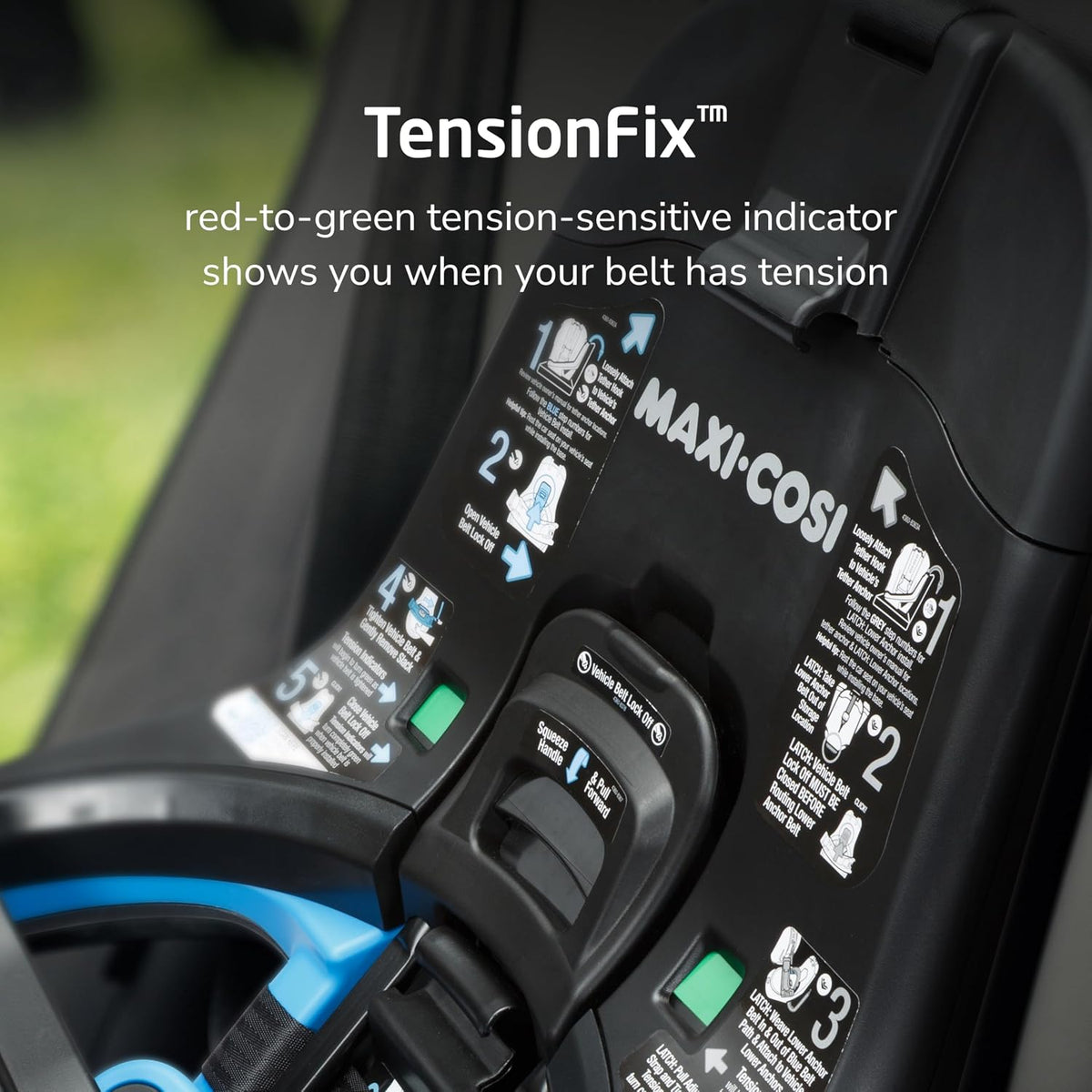 Andi 360 Rotating All-in-One Baby Convertible Car Seat, Rear-Facing, Forward Facing Car Seat, Infant Toddler Booster, Easy Rotation, Tension System, Harness Adjust, Truffle