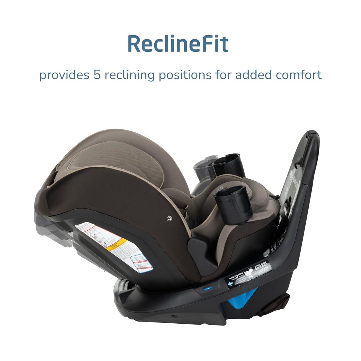 Andi 360 Rotating All-in-One Baby Convertible Car Seat, Rear-Facing, Forward Facing Car Seat, Infant Toddler Booster, Easy Rotation, Tension System, Harness Adjust, Truffle