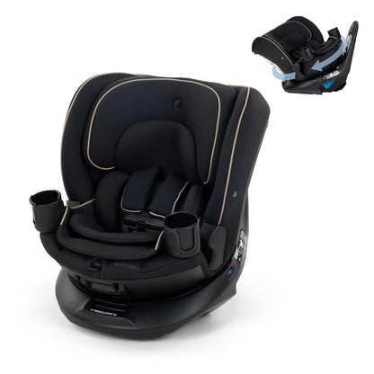 Andi 360 Rotating All-in-One Baby Convertible Car Seat, Rear-Facing, Forward Facing Car Seat, Infant Toddler Booster, Easy Rotation, Tension System, Harness Adjust, Truffle