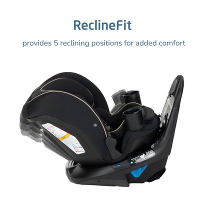 Andi 360 Rotating All-in-One Baby Convertible Car Seat, Rear-Facing, Forward Facing Car Seat, Infant Toddler Booster, Easy Rotation, Tension System, Harness Adjust, Truffle