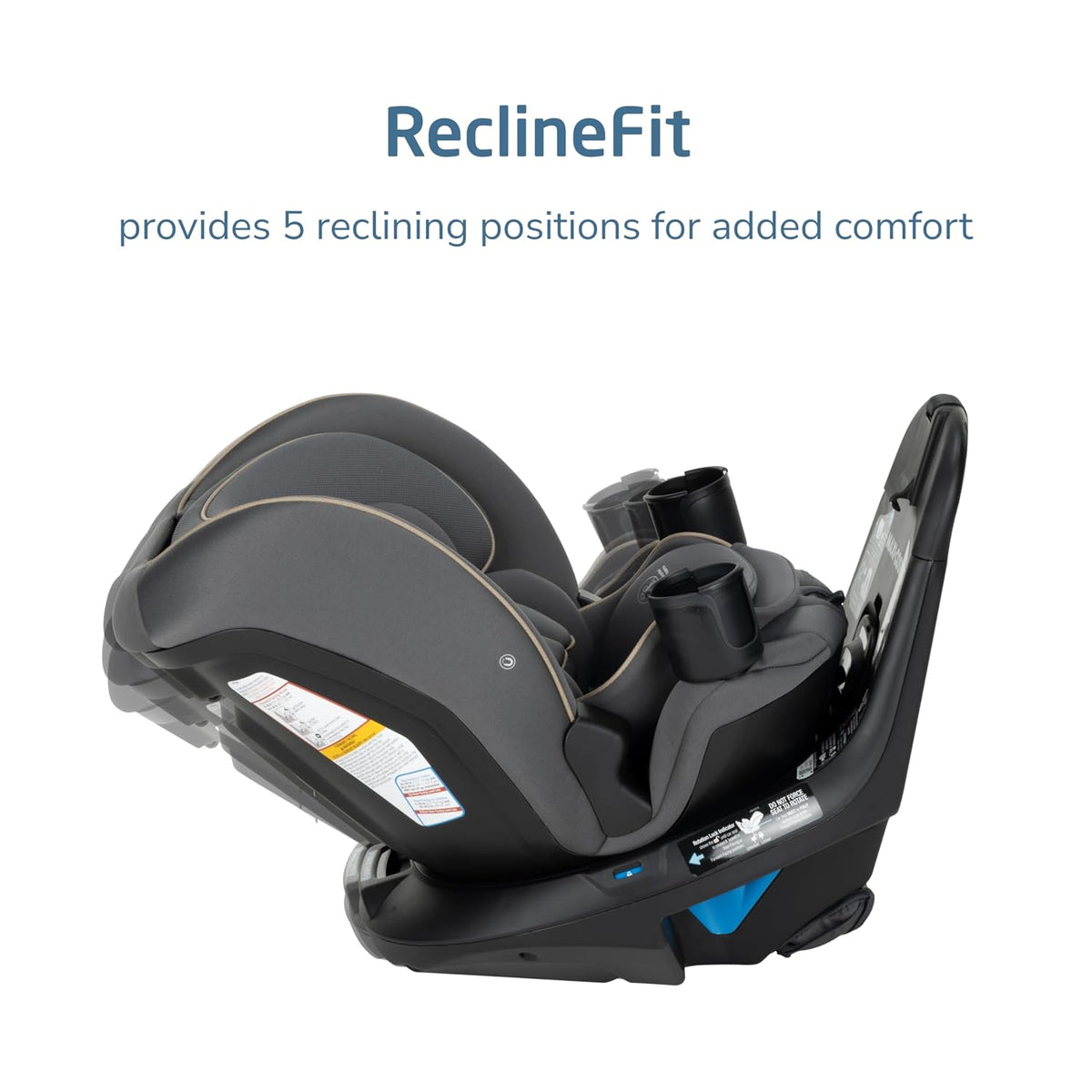 Andi 360 Rotating All-in-One Baby Convertible Car Seat, Rear-Facing, Forward Facing Car Seat, Infant Toddler Booster, Easy Rotation, Tension System, Harness Adjust, Truffle