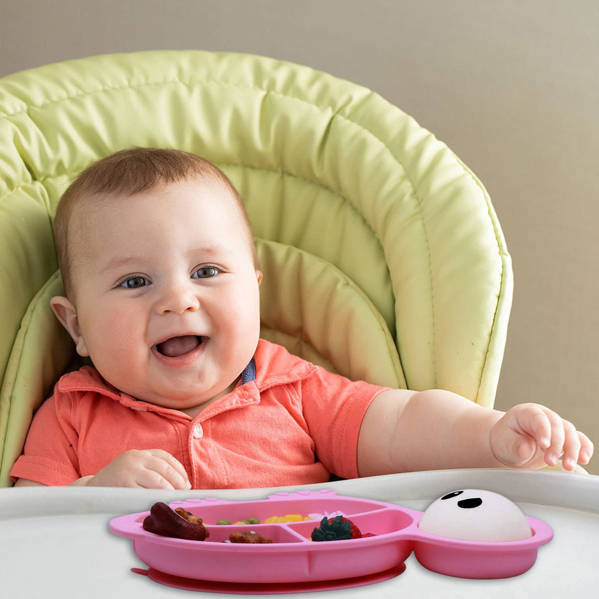 Silicone Baby Feeding Set,Baby Led Weaning Supplies Baby Silicone Suction bowl and Cup set with 2 spoons forks,Toddler Self Feeding Dish with Sippy Cup And Adjustable Bib for 6+ Months-Blue