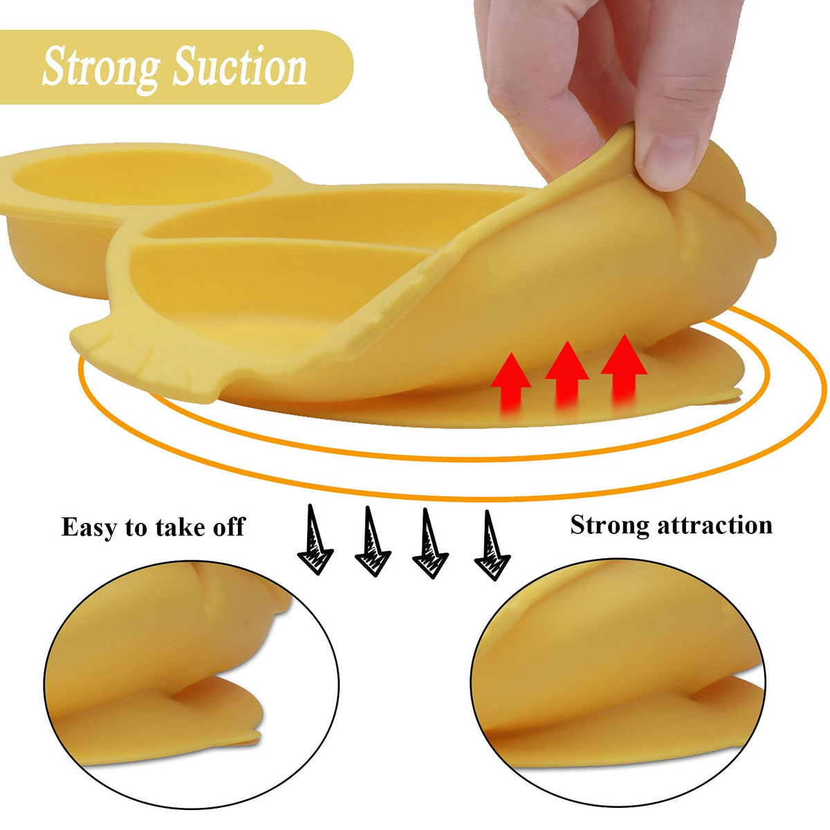 Silicone Baby Feeding Set,Baby Led Weaning Supplies Baby Silicone Suction bowl and Cup set with 2 spoons forks,Toddler Self Feeding Dish with Sippy Cup And Adjustable Bib for 6+ Months-Blue