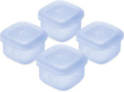Silicone Baby Food Storage Containers 4pk, 2oz (Lilac)