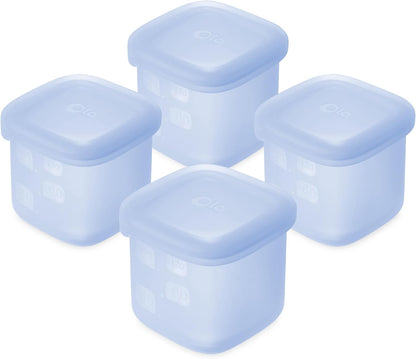 Silicone Baby Food Storage Containers 4pk, 2oz (Lilac)