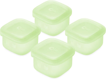 Silicone Baby Food Storage Containers 4pk, 2oz (Lilac)