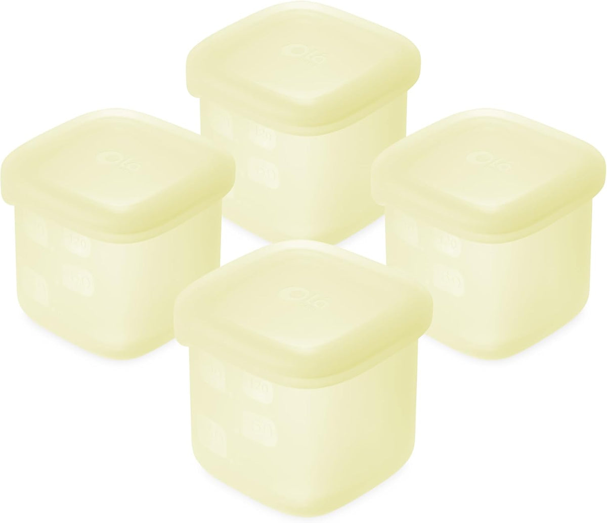 Silicone Baby Food Storage Containers 4pk, 2oz (Lilac)