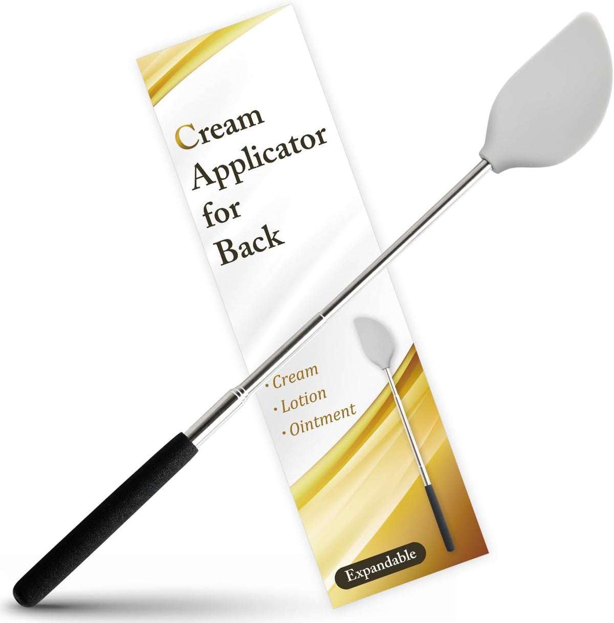 Telescopic Cream Applicator for Back (Large Area)