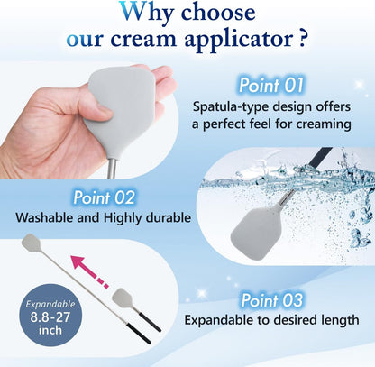 Telescopic Cream Applicator for Back (Large Area)