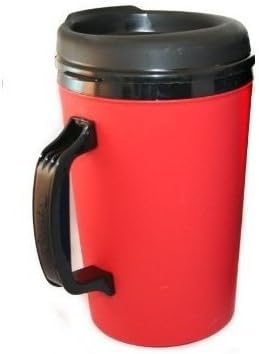 34 Oz Thermoserv Foam Insulated Coffee Mug- Red