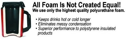 34 Oz Thermoserv Foam Insulated Coffee Mug- Red