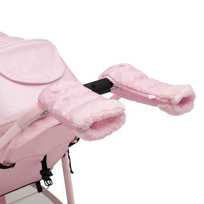 babyGap Stroller Handmuff Gloves - Universal Fit Mittens for Handlebars, Water Resistant, Plush Lined, Blue