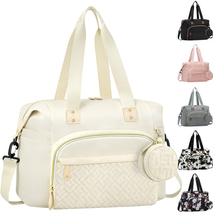 Diaper Bag Tote, Baby Bags with Pacifier Case Green