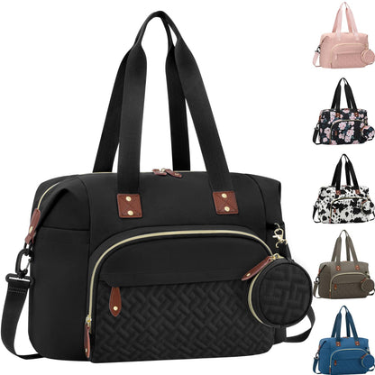 Diaper Bag Tote, Baby Bags with Pacifier Case Green