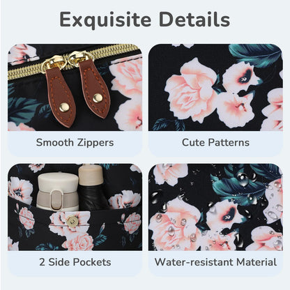 Diaper Bag Tote, Baby Bags with Pacifier Case Green