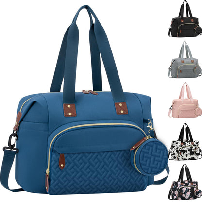 Diaper Bag Tote, Baby Bags with Pacifier Case Green