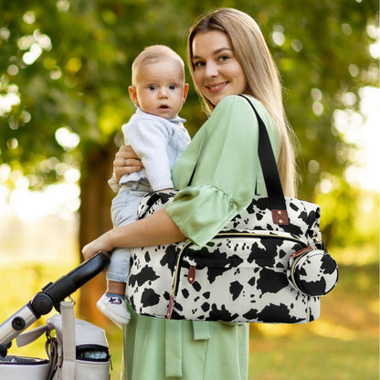Diaper Bag Tote, Baby Bags with Pacifier Case Green
