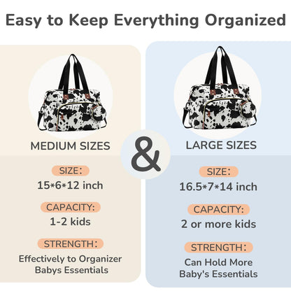 Diaper Bag Tote, Baby Bags with Pacifier Case Green