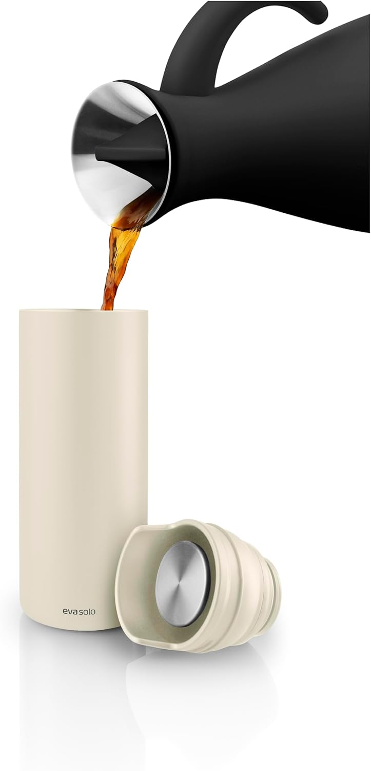 Urban to Go Cup 0.35 L Vintage Brown | Double-Walled Thermo Cup with Vacuum Insulation | Dishwasher-Safe Cup with Practical Easy Grab Strap & Click Lid | Vintage Brown