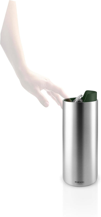 Urban to Go Cup 0.35 L Vintage Brown | Double-Walled Thermo Cup with Vacuum Insulation | Dishwasher-Safe Cup with Practical Easy Grab Strap & Click Lid | Vintage Brown