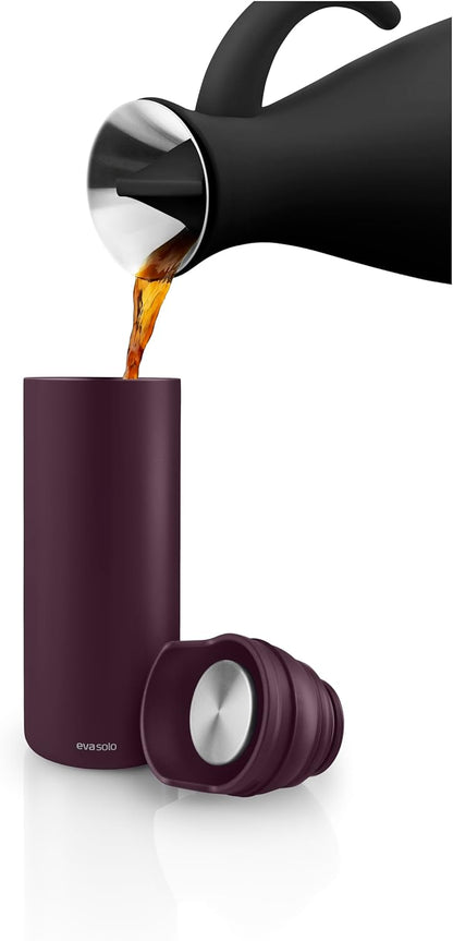 Urban to Go Cup 0.35 L Vintage Brown | Double-Walled Thermo Cup with Vacuum Insulation | Dishwasher-Safe Cup with Practical Easy Grab Strap & Click Lid | Vintage Brown