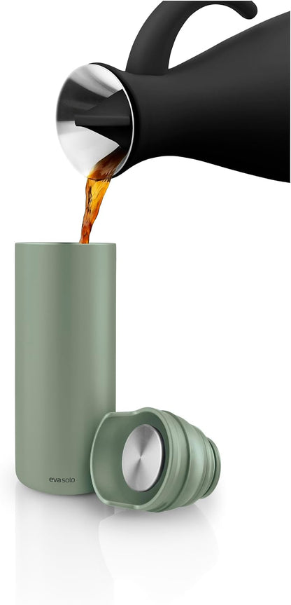 Urban to Go Cup 0.35 L Vintage Brown | Double-Walled Thermo Cup with Vacuum Insulation | Dishwasher-Safe Cup with Practical Easy Grab Strap & Click Lid | Vintage Brown