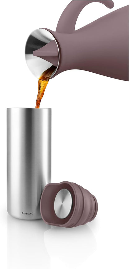Urban to Go Cup 0.35 L Vintage Brown | Double-Walled Thermo Cup with Vacuum Insulation | Dishwasher-Safe Cup with Practical Easy Grab Strap & Click Lid | Vintage Brown