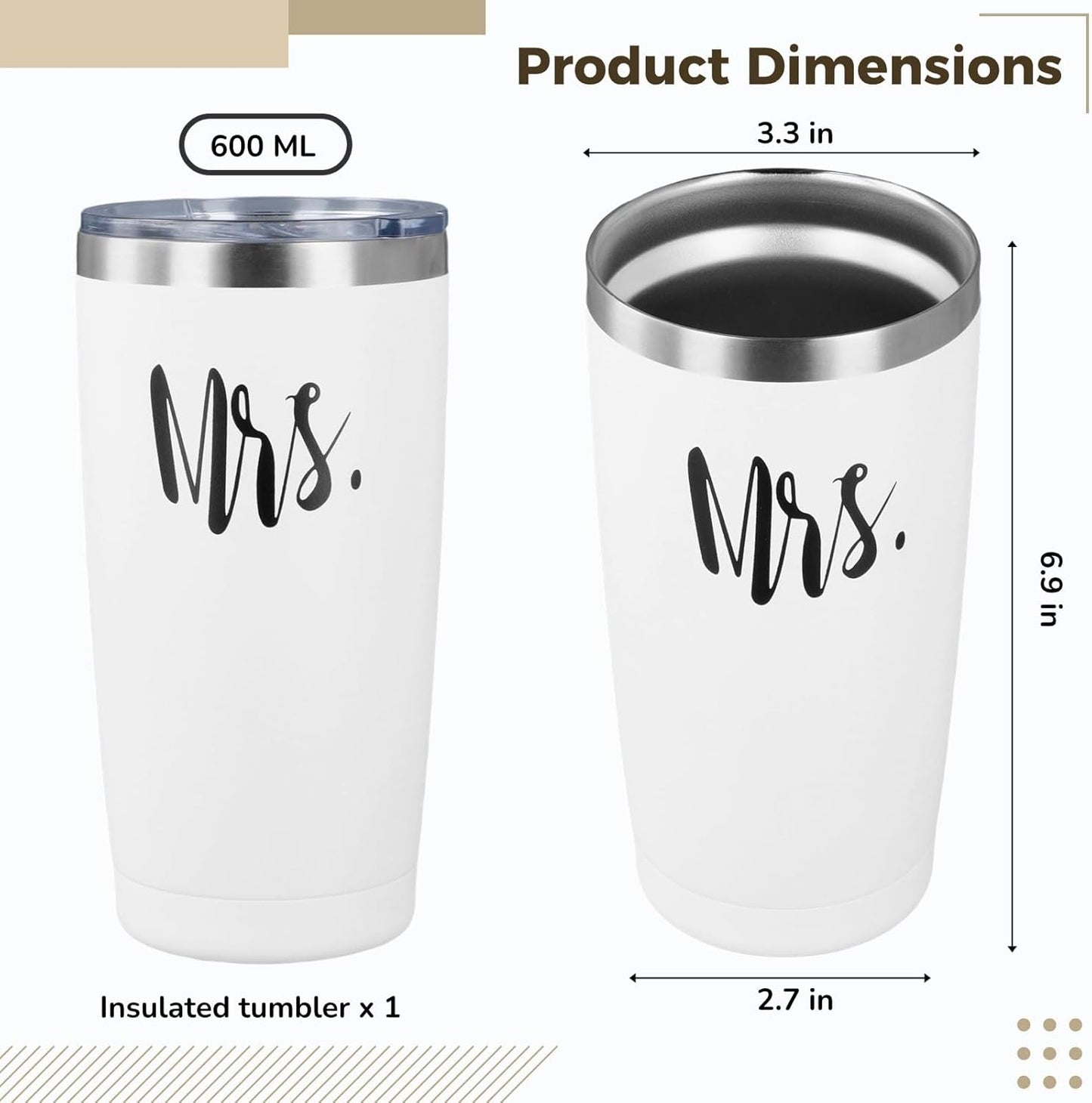 Stainless Steel Vacuum Tumbler With Frosted Finish And Detachable Lid, 600 Ml Insulated Bottle For Work, Commute, Travel