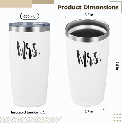 Stainless Steel Vacuum Tumbler With Frosted Finish And Detachable Lid, 600 Ml Insulated Bottle For Work, Commute, Travel