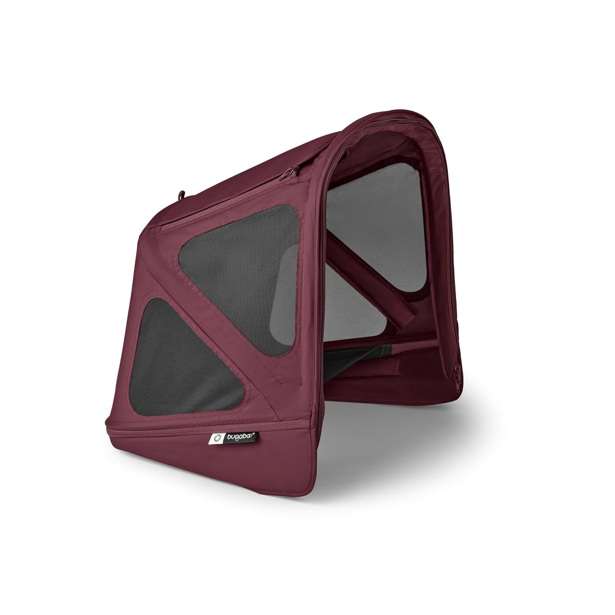 Breezy Sun Canopy with Mosquito Net for Kangaroo and Fox Strollers - Midnight Black