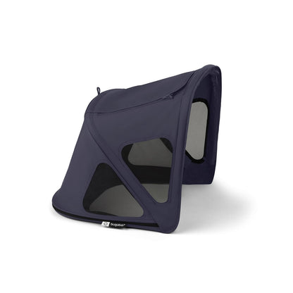 Breezy Sun Canopy with Mosquito Net for Kangaroo and Fox Strollers - Midnight Black