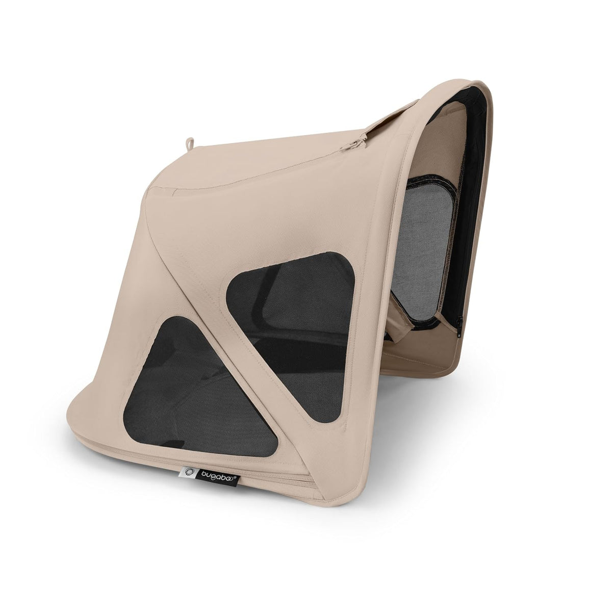 Breezy Sun Canopy with Mosquito Net for Kangaroo and Fox Strollers - Midnight Black